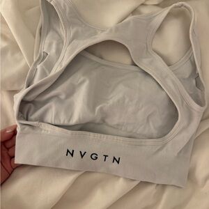 NVGTN Pursuit White Sports Bra